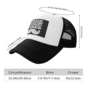 BUECDHYEI Free Mustache Rides Trucker Hat - Mesh Baseball